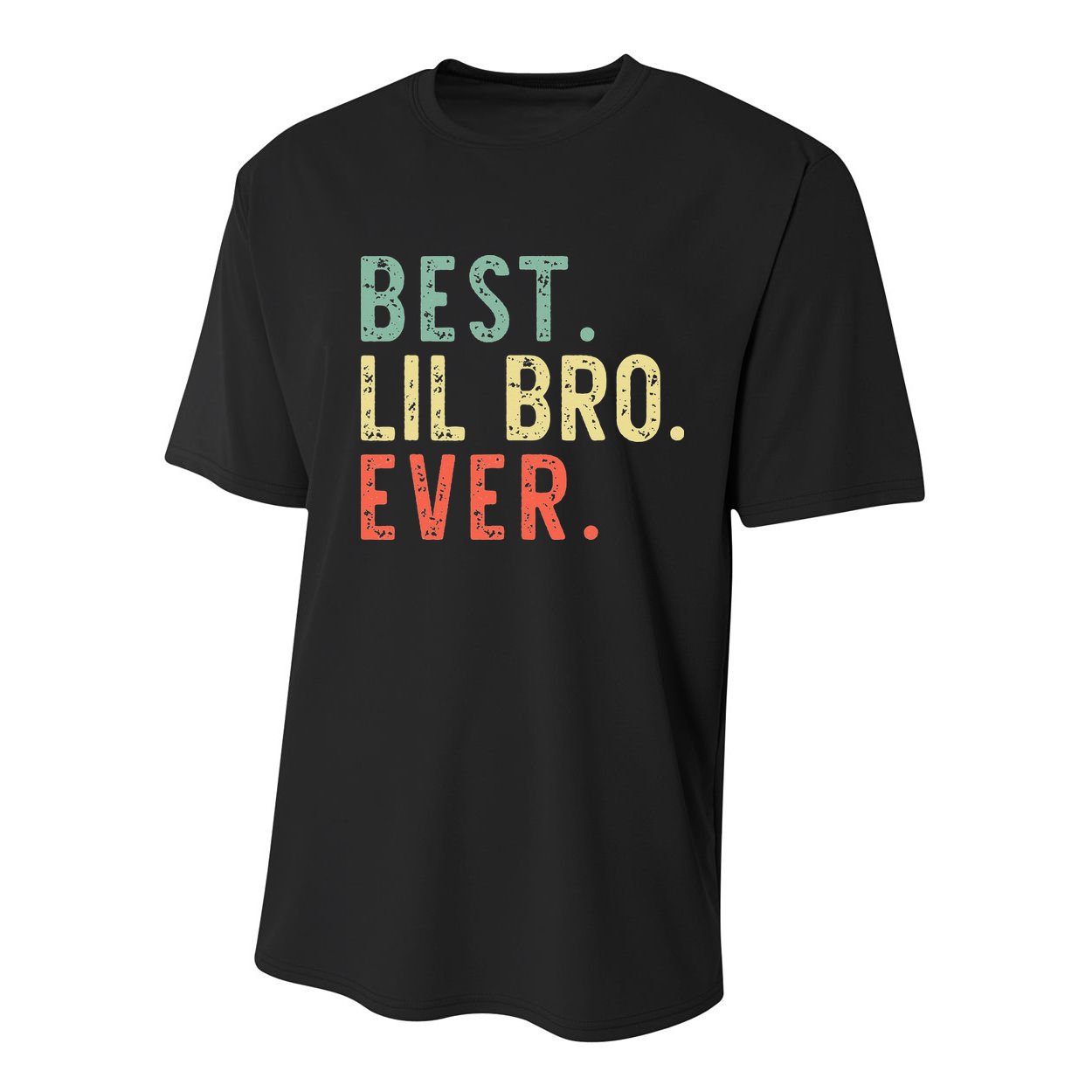 Best Lil Bro Ever Family Retro Vintage Little Brother Youth Performance Sprint T-Shirt
