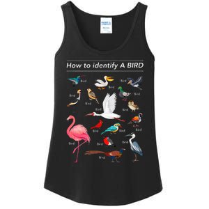 Birdwatcher Lover Birdwatching How To Identify A Bird Ladies Essential Tank