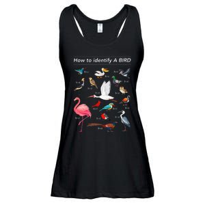 Birdwatcher Lover Birdwatching How To Identify A Bird Ladies Essential Flowy Tank