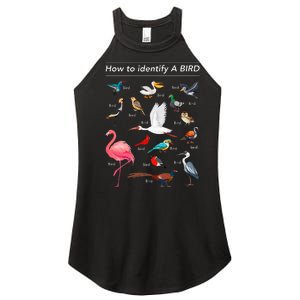 Birdwatcher Lover Birdwatching How To Identify A Bird Women's Perfect Tri Rocker Tank