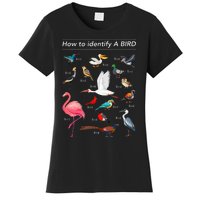 Birdwatcher Lover Birdwatching How To Identify A Bird Women's T-Shirt