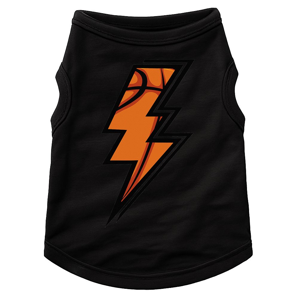 Basketball Lightning Basketball Mom Dad Game Day Doggie Tank
