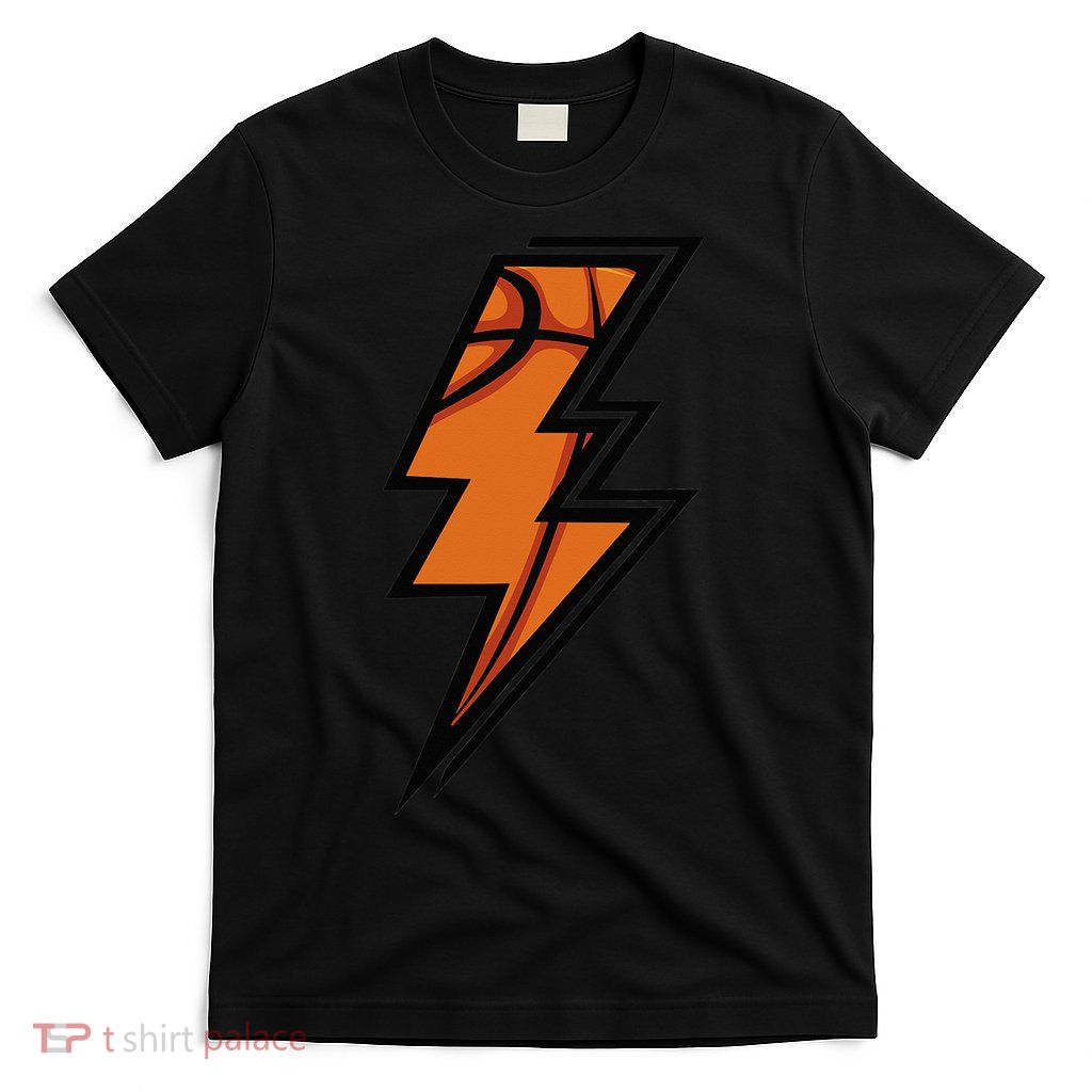 Basketball Lightning Basketball Mom Dad Game Day T-Shirt