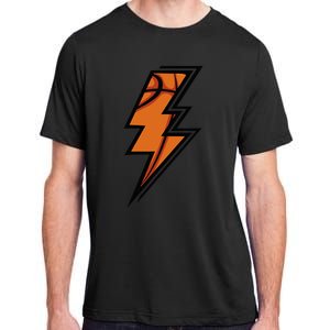 Basketball Lightning Basketball Mom Dad Game Day Adult ChromaSoft Performance T-Shirt