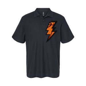 Basketball Lightning Basketball Mom Dad Game Day Softstyle Adult Sport Polo