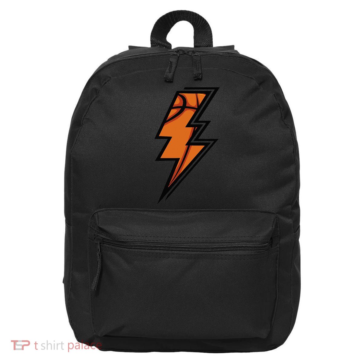 Basketball Lightning Basketball Mom Dad Game Day 16 in Basic Backpack