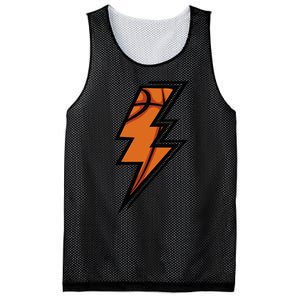 Basketball Lightning Basketball Mom Dad Game Day Mesh Reversible Basketball Jersey Tank