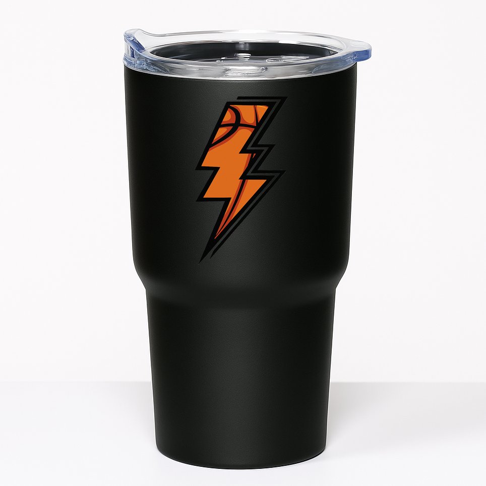 Basketball Lightning Basketball Mom Dad Game Day Tumbler
