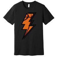 Basketball Lightning Basketball Mom Dad Game Day Premium T-Shirt