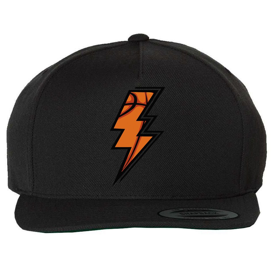 Basketball Lightning Basketball Mom Dad Game Day Wool Snapback Cap