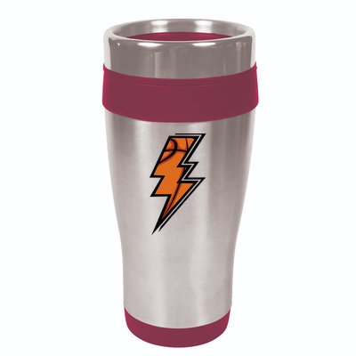 Basketball Lightning Basketball Mom Dad Game Day 16oz Travel Tumbler