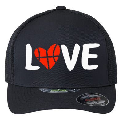 Basketball Love Flexfit Unipanel Trucker Cap