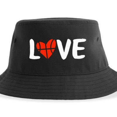 Basketball Love Sustainable Bucket Hat