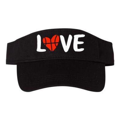 Basketball Love Valucap Bio-Washed Visor