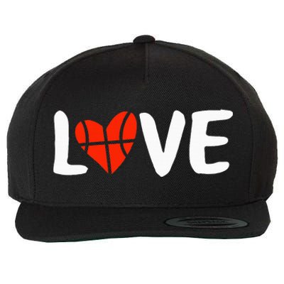 Basketball Love Wool Snapback Cap