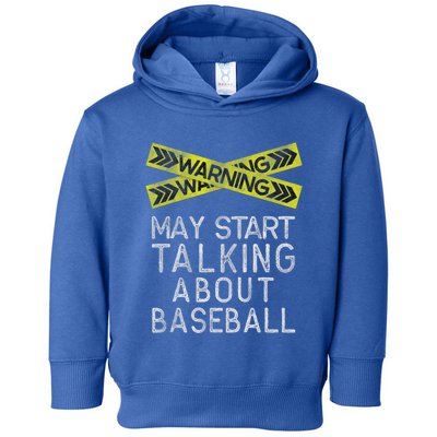 Baseball Lover Baseball Player Toddler Hoodie