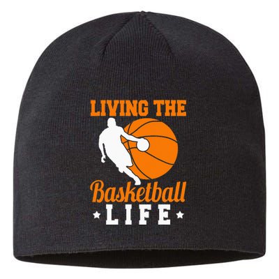 Basketball Life Bball Player Gameday Sustainable Beanie