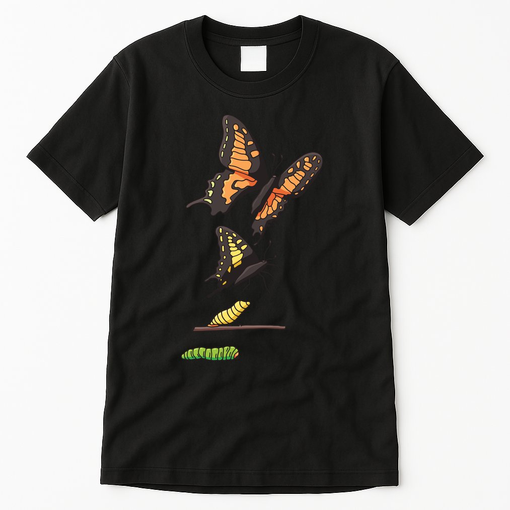 Butterfly Lifecycle Tall T-Shirt