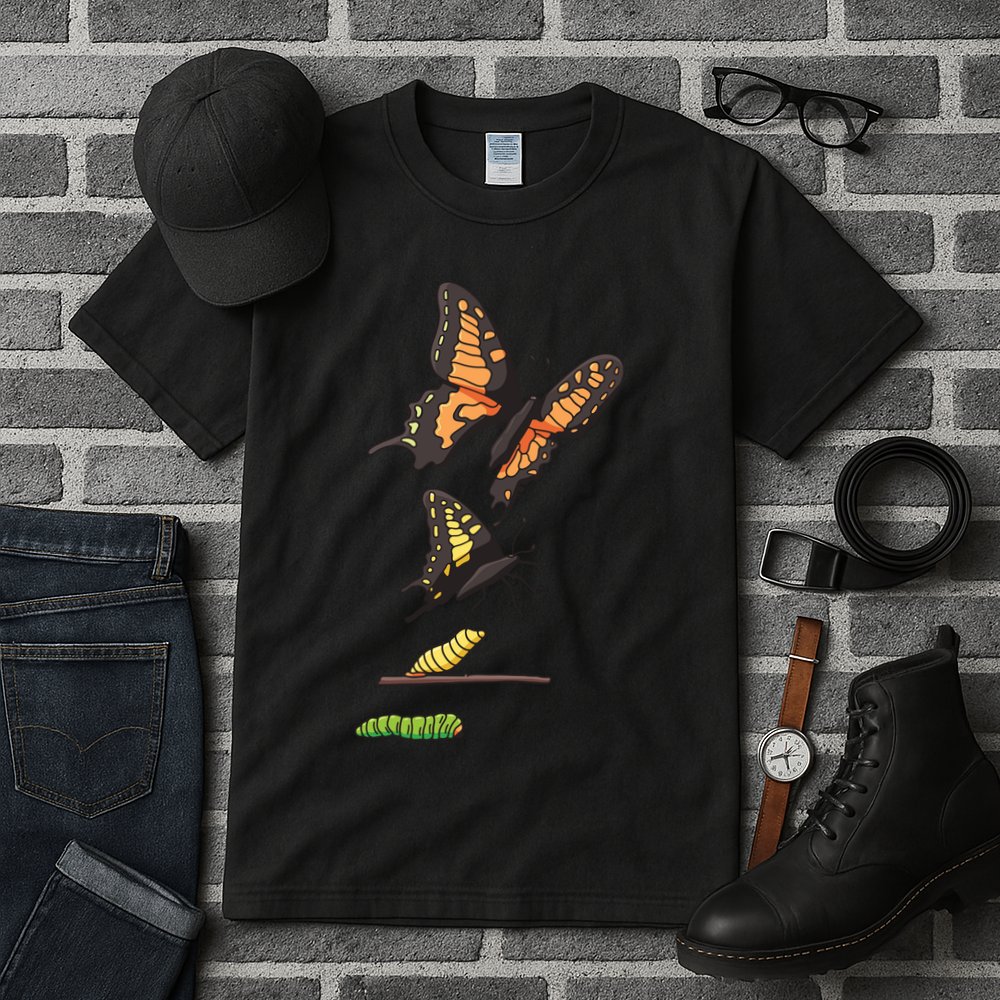 Butterfly Lifecycle Tall T-Shirt