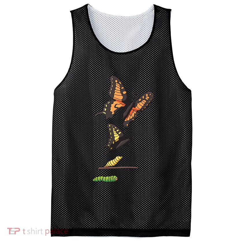 Butterfly Lifecycle Mesh Reversible Basketball Jersey Tank