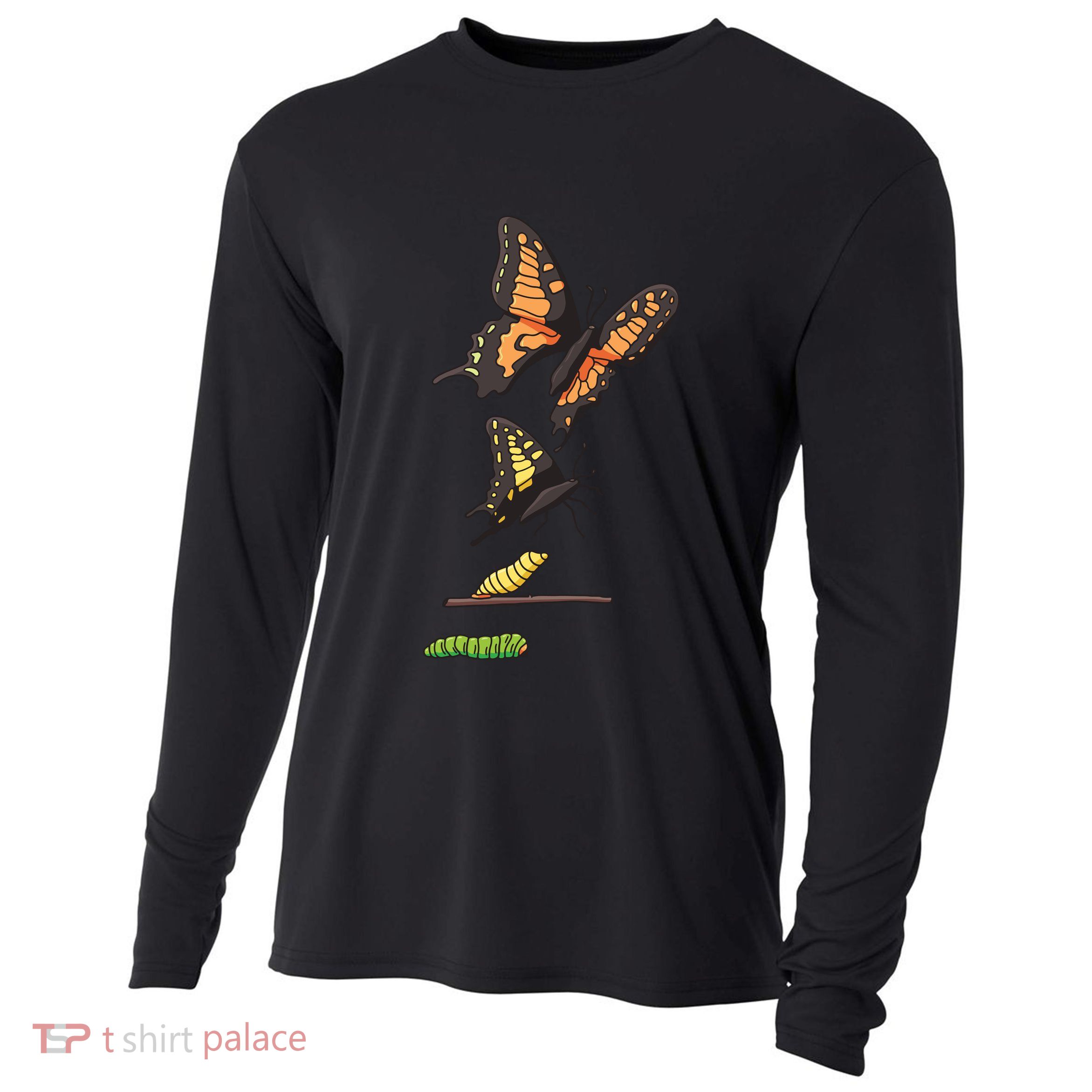 Butterfly Lifecycle Cooling Performance Long Sleeve Crew