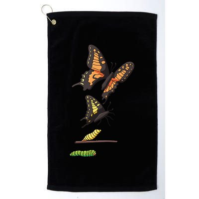 Butterfly Lifecycle Golf Towel