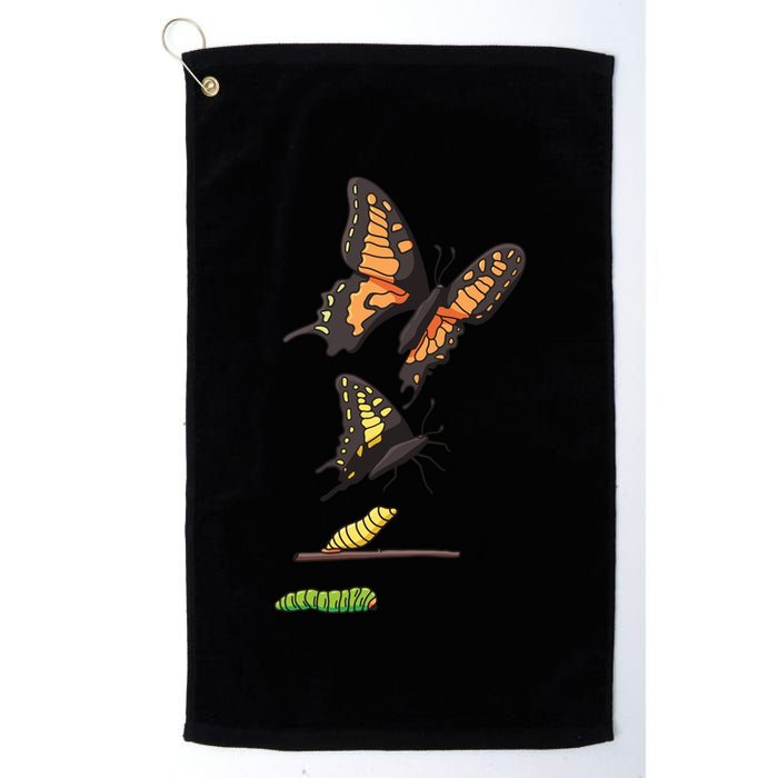 Butterfly Lifecycle Golf Towel