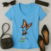 Butterfly Lifecycle Women's V-Neck T-Shirt