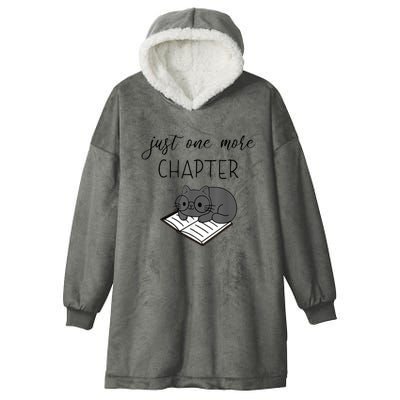 Book Lover Book Worm Reading Cat Lover Hooded Wearable Blanket