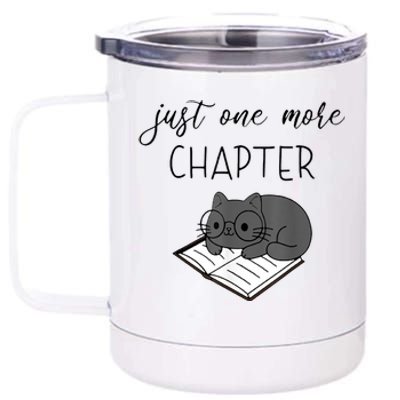 Book Lover Book Worm Reading Cat Lover 12 oz Stainless Steel Tumbler Cup