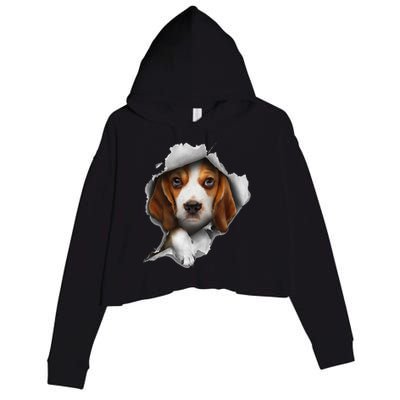 Beagle Lover, Beagle Puppy, Beagle Owner, Beagle Crop Fleece Hoodie