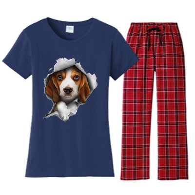 Beagle Lover, Beagle Puppy, Beagle Owner, Beagle Women's Flannel Pajama Set