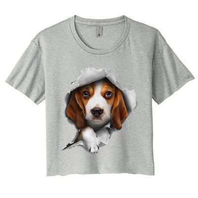 Beagle Lover, Beagle Puppy, Beagle Owner, Beagle Women's Crop Top Tee