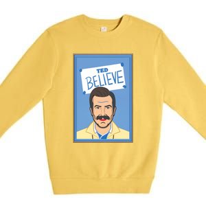 Believe Lasso Richmond Soccer Premium Crewneck Sweatshirt