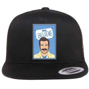 Believe Lasso Richmond Soccer Flat Bill Trucker Hat