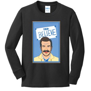 Believe Lasso Richmond Soccer Kids Long Sleeve Shirt