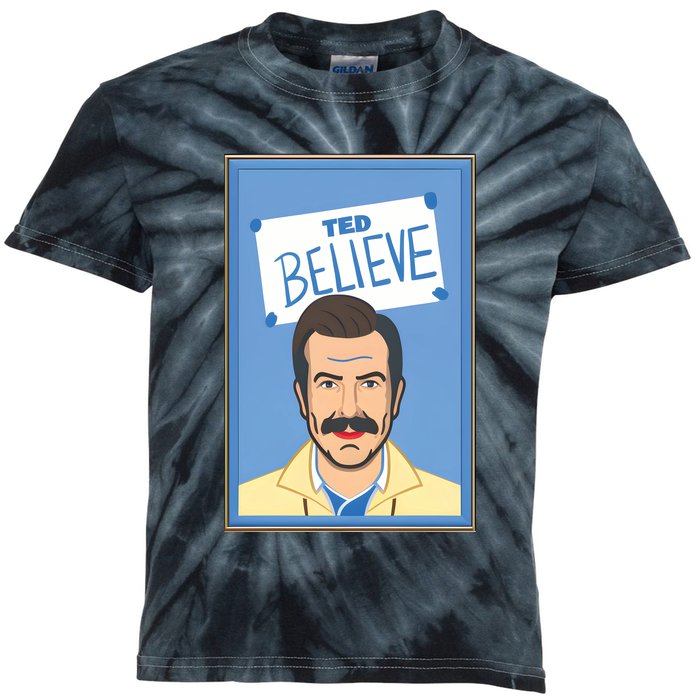 Believe Lasso Richmond Soccer Kids Tie-Dye T-Shirt