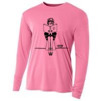 Book Lover Blogger Book Nerd Coffee Reading Reader Cooling Performance Long Sleeve Crew