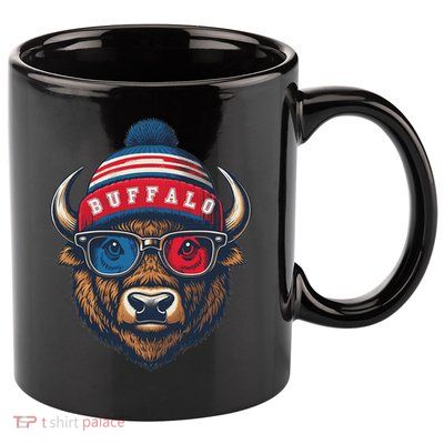 Buffalo Lovers 11oz C Handle Ceramic Mug