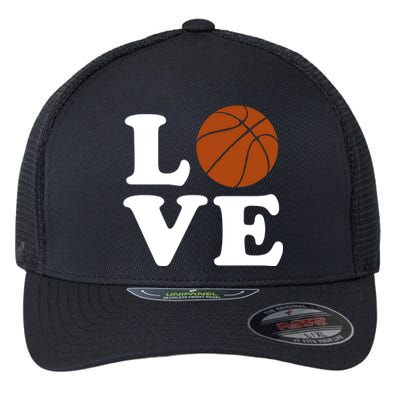 Basketball Love Flexfit Unipanel Trucker Cap