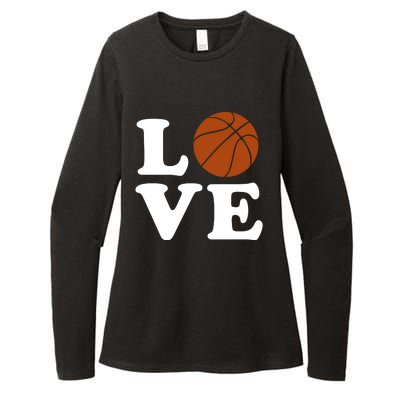 Basketball Love Womens CVC Long Sleeve Shirt