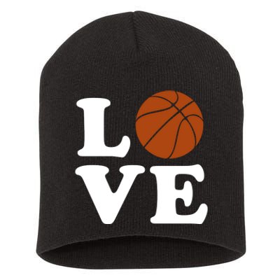 Basketball Love Short Acrylic Beanie