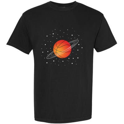 Basketball Lovers Basketball Player Funny Basketball Space Garment-Dyed Heavyweight T-Shirt