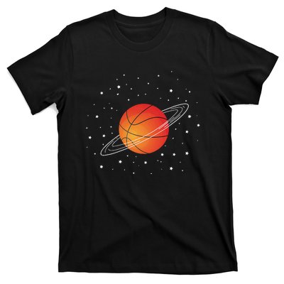 Basketball Lovers Basketball Player Funny Basketball Space T-Shirt