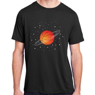 Basketball Lovers Basketball Player Funny Basketball Space Adult ChromaSoft Performance T-Shirt