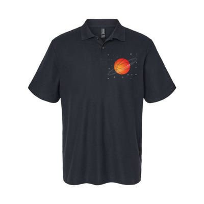 Basketball Lovers Basketball Player Funny Basketball Space Softstyle Adult Sport Polo