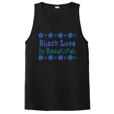 Black Love Black Excellence Is Beautiful Melanin Gift PosiCharge Competitor Tank