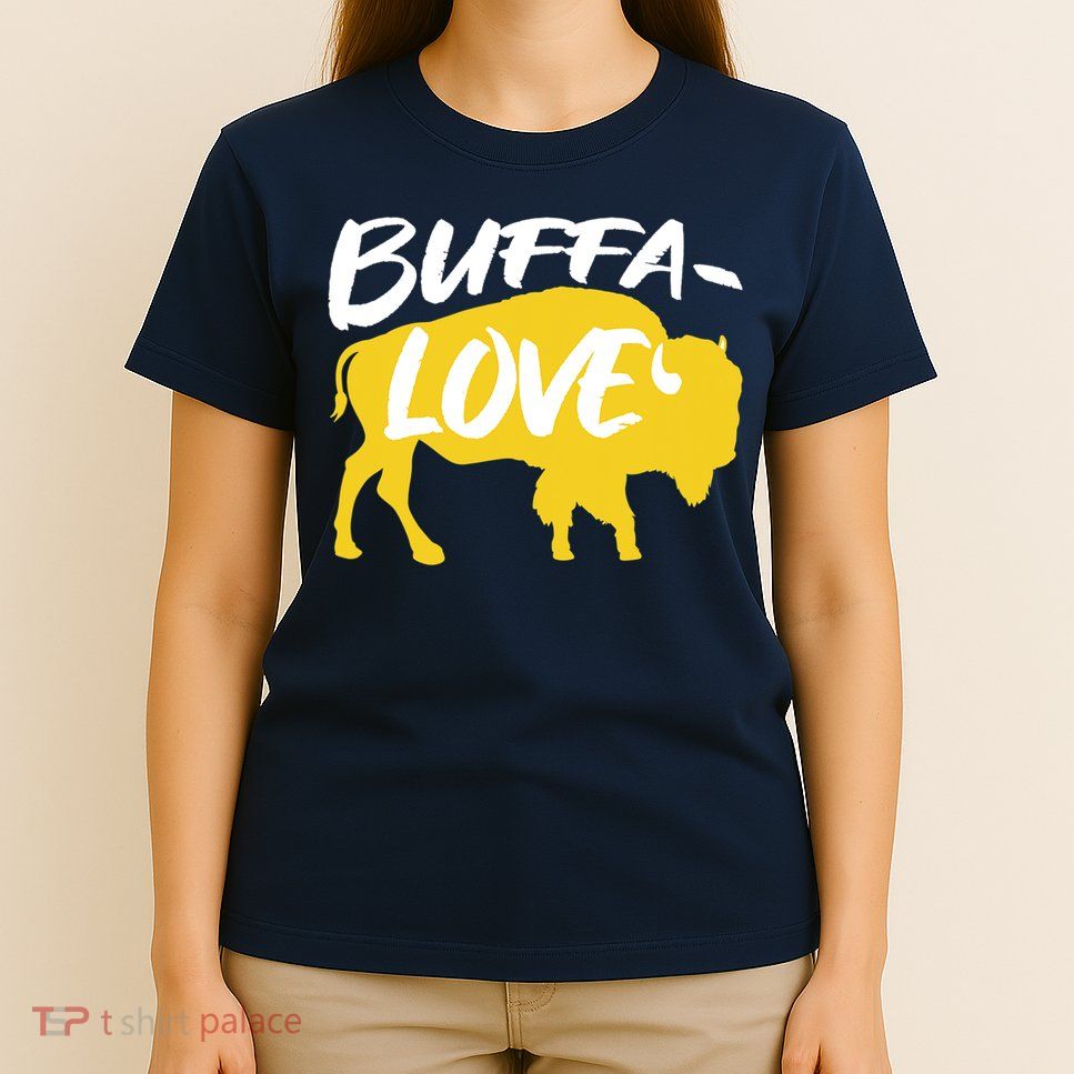 Buffa Love Buffalo Choose Love Design T-Shirt