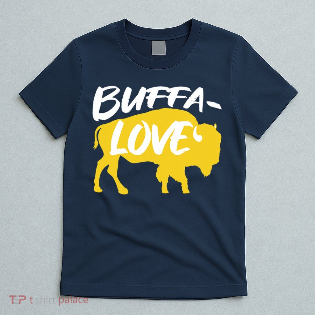 Buffa Love Buffalo Choose Love Design T-Shirt