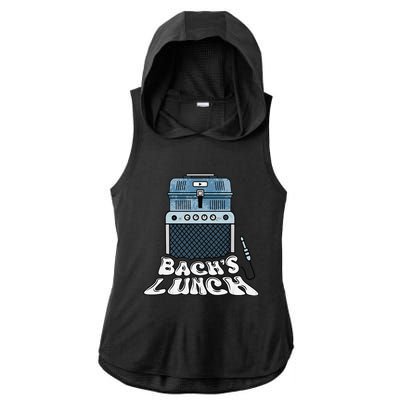 Bachs Lunch Band Alt Ladies PosiCharge Tri-Blend Wicking Draft Hoodie Tank